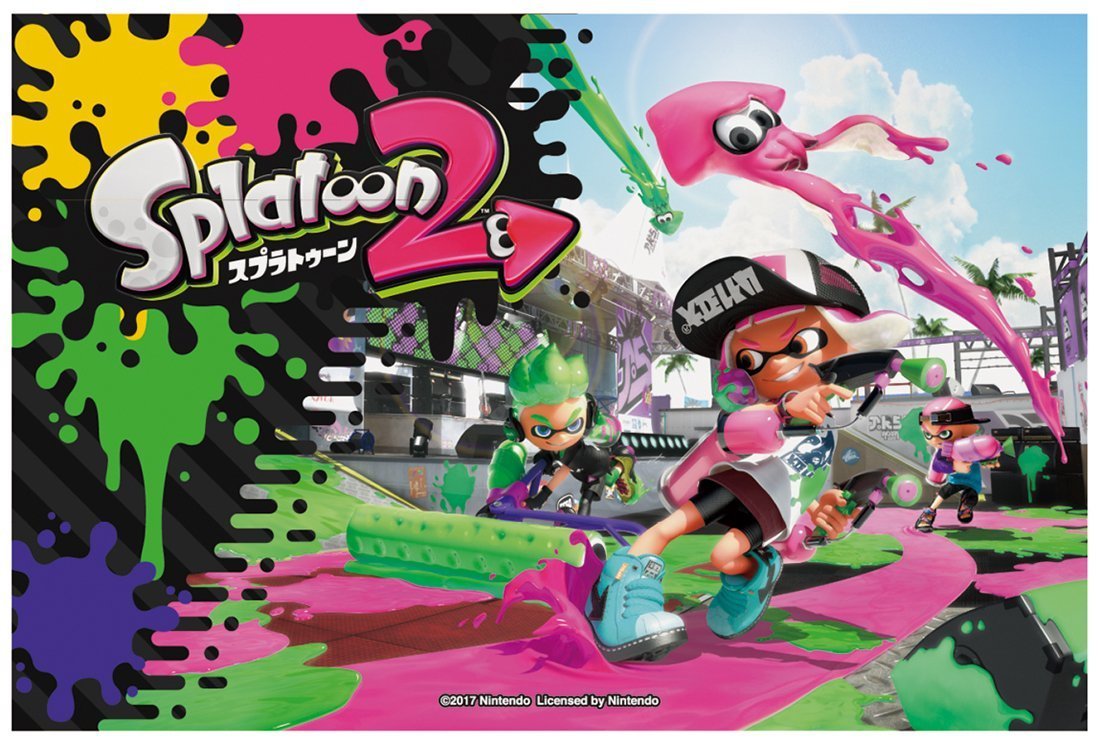 Skater Splatoon 2 Boy Lunch Box with 43x43cm Cloth Made in Japan- Japan Figure Store - #1 Bring To You The Best Japanese Goods