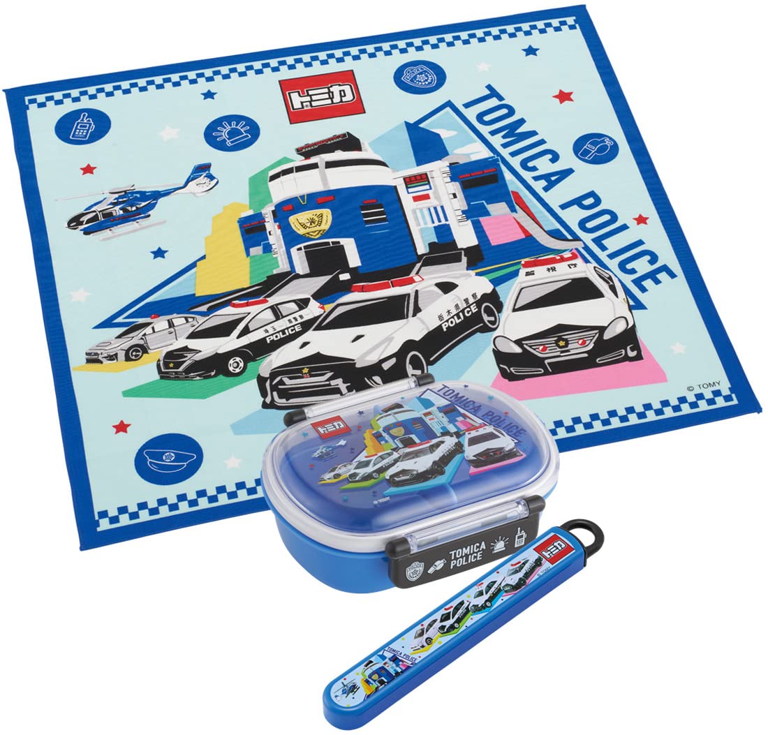 Skater Tomica 22 Boy's 43X43Cm Lunch Box with Lunch Cloth Made in Japan- Japan Figure Store - #1 Bring To You The Best Japanese Goods