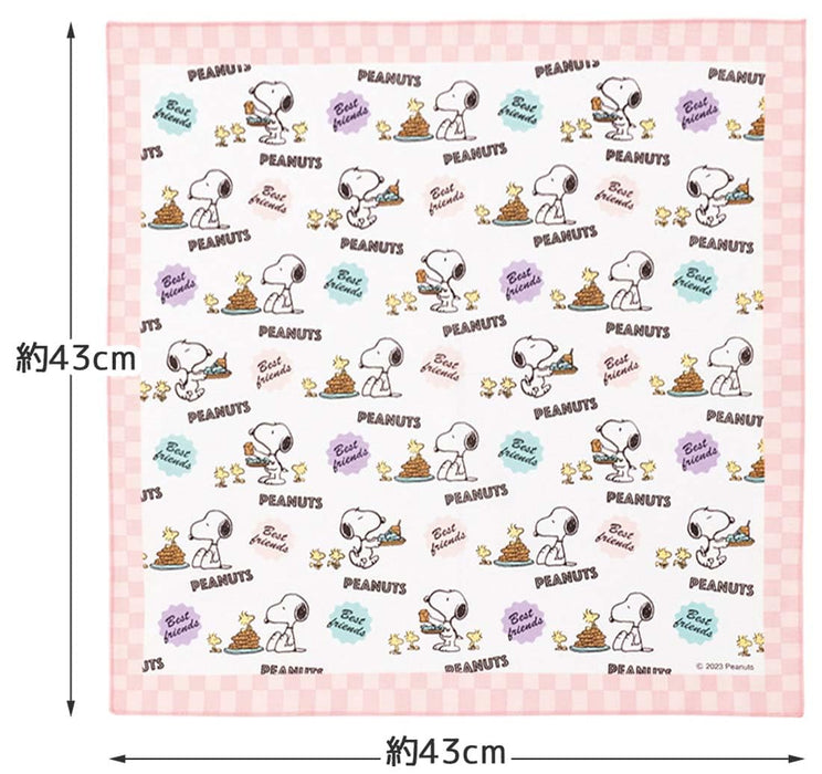 Skater Kids Lunch Cloth 43x43cm Snoopy 80s Cafe Japan Made- Japan Figure Store - #1 Bring To You The Best Japanese Goods