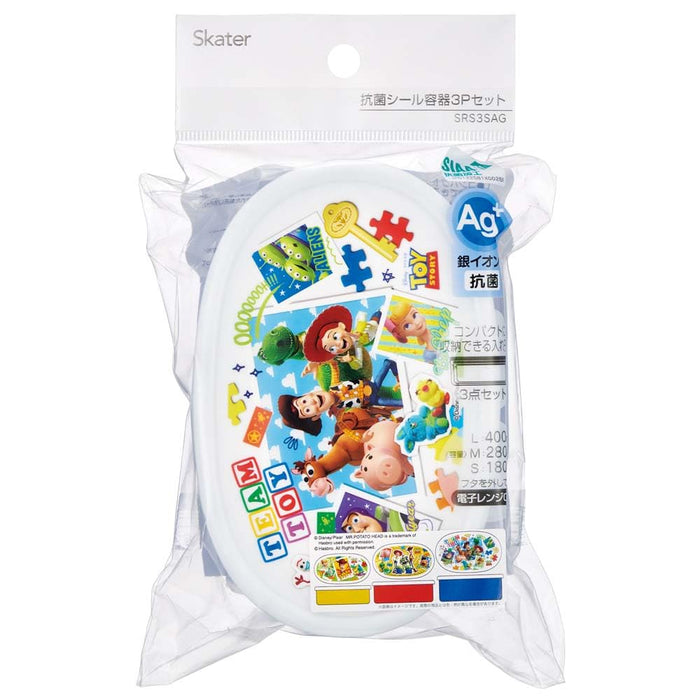 Skater Disney Toy Story 24 Sealable Lunch Box - Set of 3 Storage Containers Made in Japan- Japan Figure Store - #1 Bring To You The Best Japanese Goods