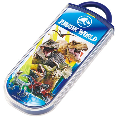 Skater Jurassic World Kids Trio Lunch Box Set with Antibacterials Made in Japan- Japan Figure Store - #1 Bring To You The Best Japanese Goods