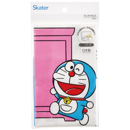Skater Doraemon Line Sanrio Lunch Cloth 43x43cm Made in Japan KB4-A- Japan Figure Store - #1 Bring To You The Best Japanese Goods