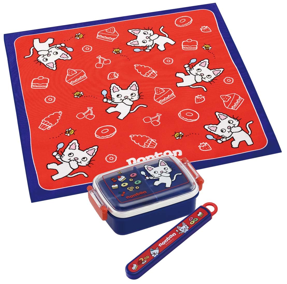 Skater Made in Japan Lunch Cloth Nontan 43 x 43 cm - Skater KB4-A- Japan Figure Store - #1 Bring To You The Best Japanese Goods