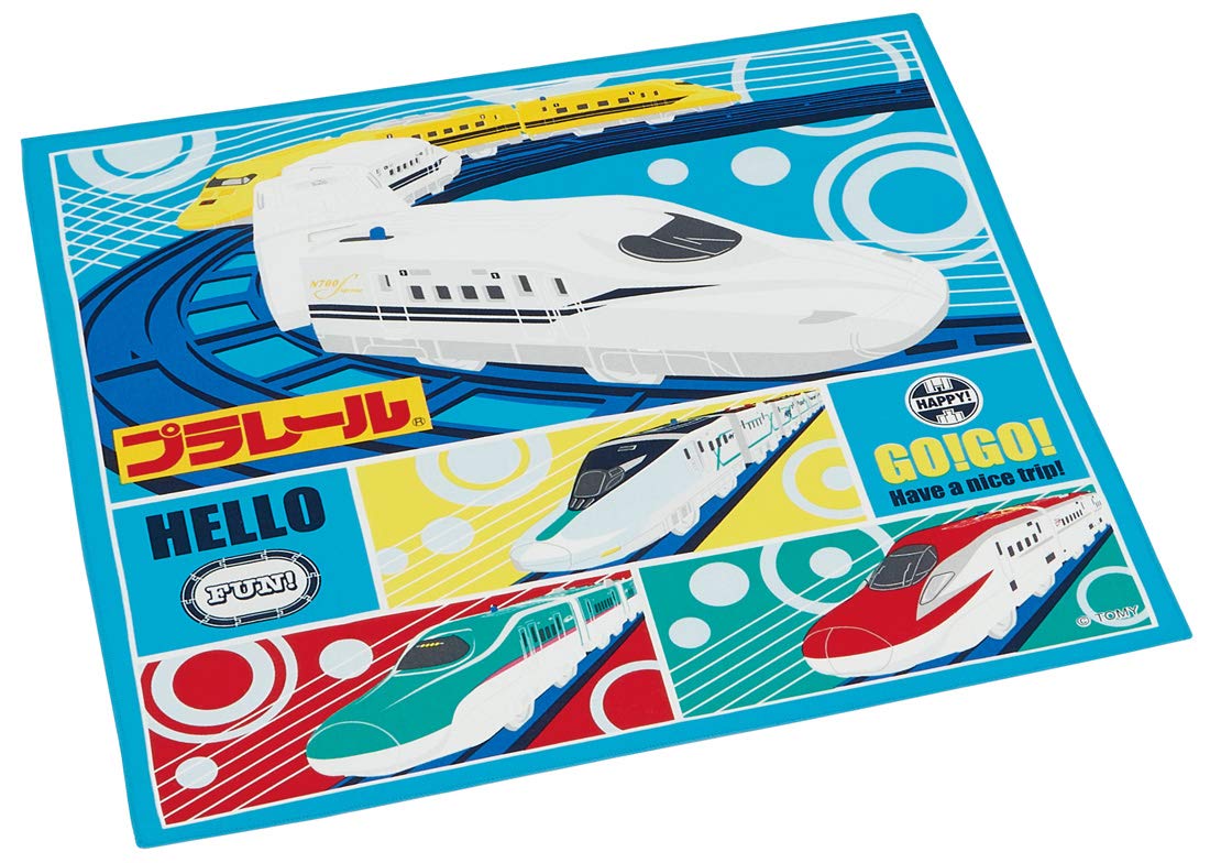 Skater Plarail 21 Lunch Cloth 43x43cm Authentic Made in Japan - KB4-A- Japan Figure Store - #1 Bring To You The Best Japanese Goods