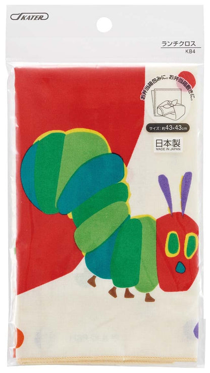 Skater Very Hungry Caterpillar Lunch Cloth 43x43cm Made in Japan Kb4-A- Japan Figure Store - #1 Bring To You The Best Japanese Goods