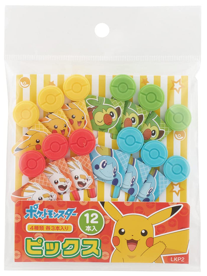 Skater Pokemon Pocket Monsters 12-Pack Lunch Picks by Skater- Japan Figure Store - #1 Bring To You The Best Japanese Goods