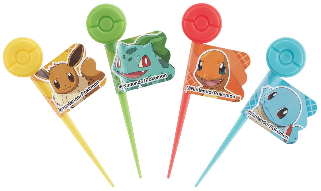 Skater Pokemon Pocket Monsters 12-Pack Lunch Picks by Skater- Japan Figure Store - #1 Bring To You The Best Japanese Goods