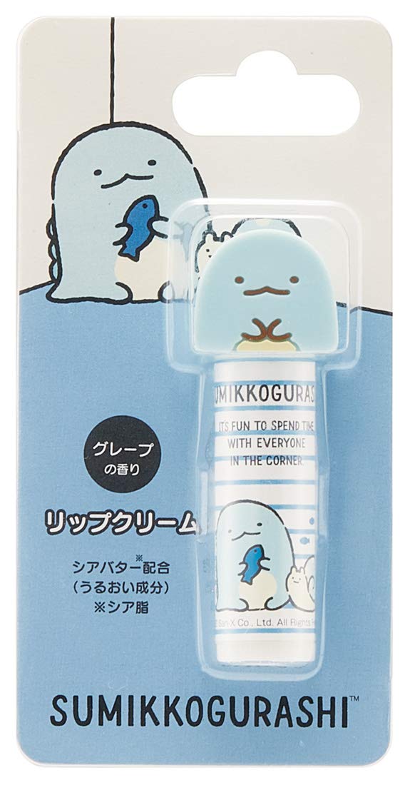 Skater Sumikko Gurashi Lizard Mascot Grape Scented Lip Balm Cmcl1- Japan Figure Store - #1 Bring To You The Best Japanese Goods