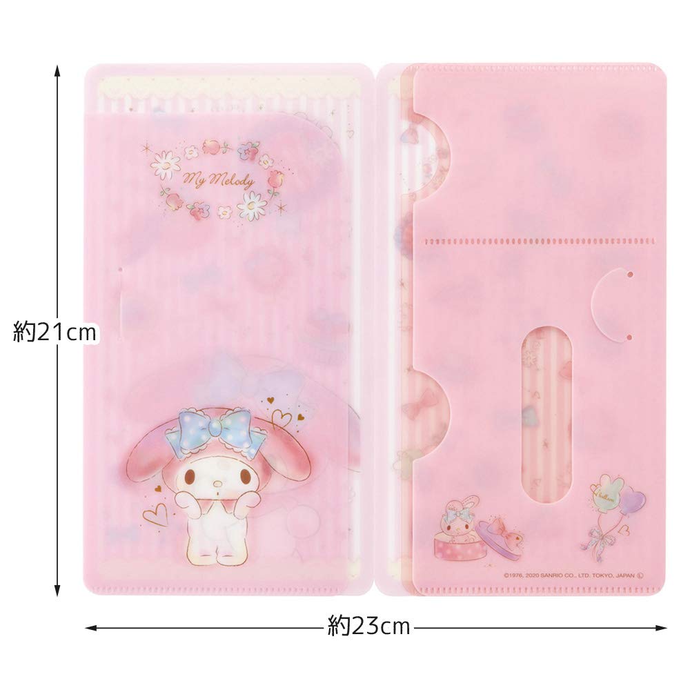 Skater My Melody Happiness Girl Mask Case - Small Item & Card Storage Sanrio Mkc1-A- Japan Figure Store - #1 Bring To You The Best Japanese Goods