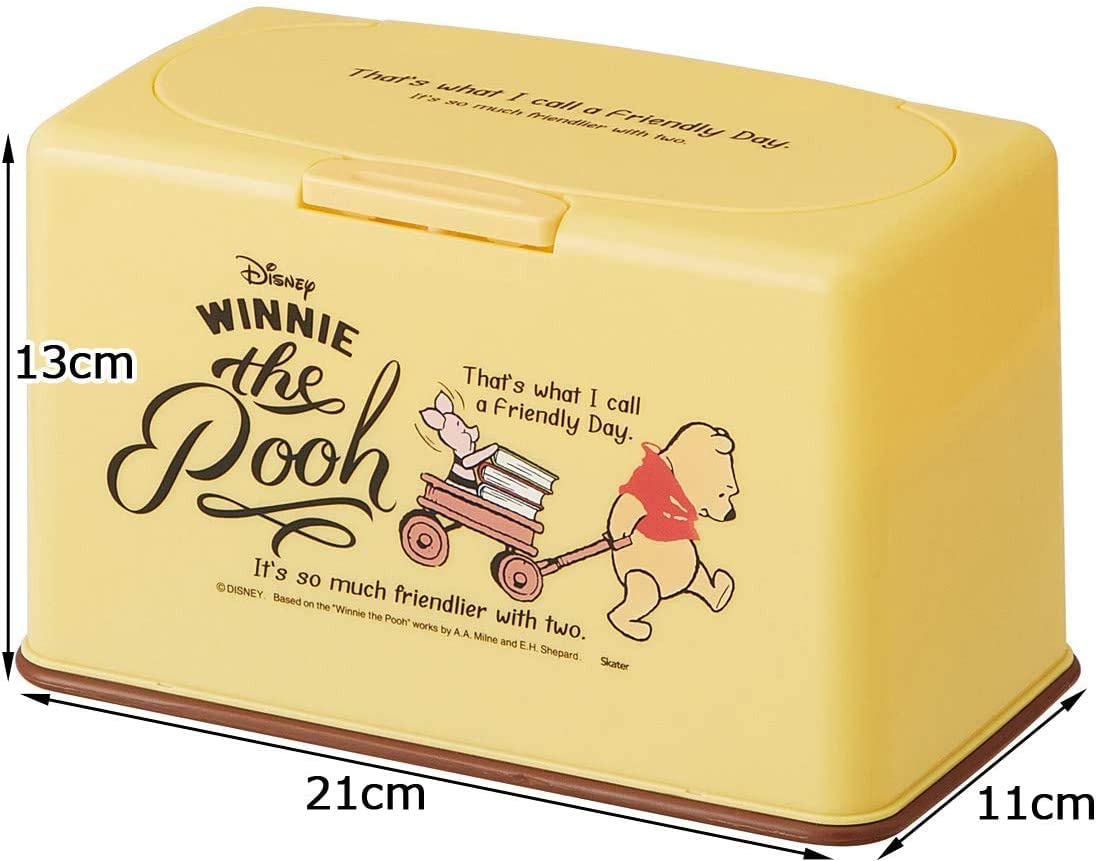 Skater Disney Winnie The Pooh Mask Storage - Lift-Up Type Holds 60 Masks Mkst1-A- Japan Figure Store - #1 Bring To You The Best Japanese Goods