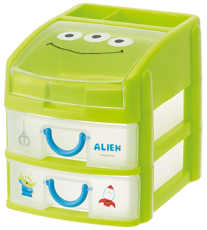 Skater Alien Face Mini Chest with 2 Drawers - Small Item Storage Che3N Model- Japan Figure Store - #1 Bring To You The Best Japanese Goods