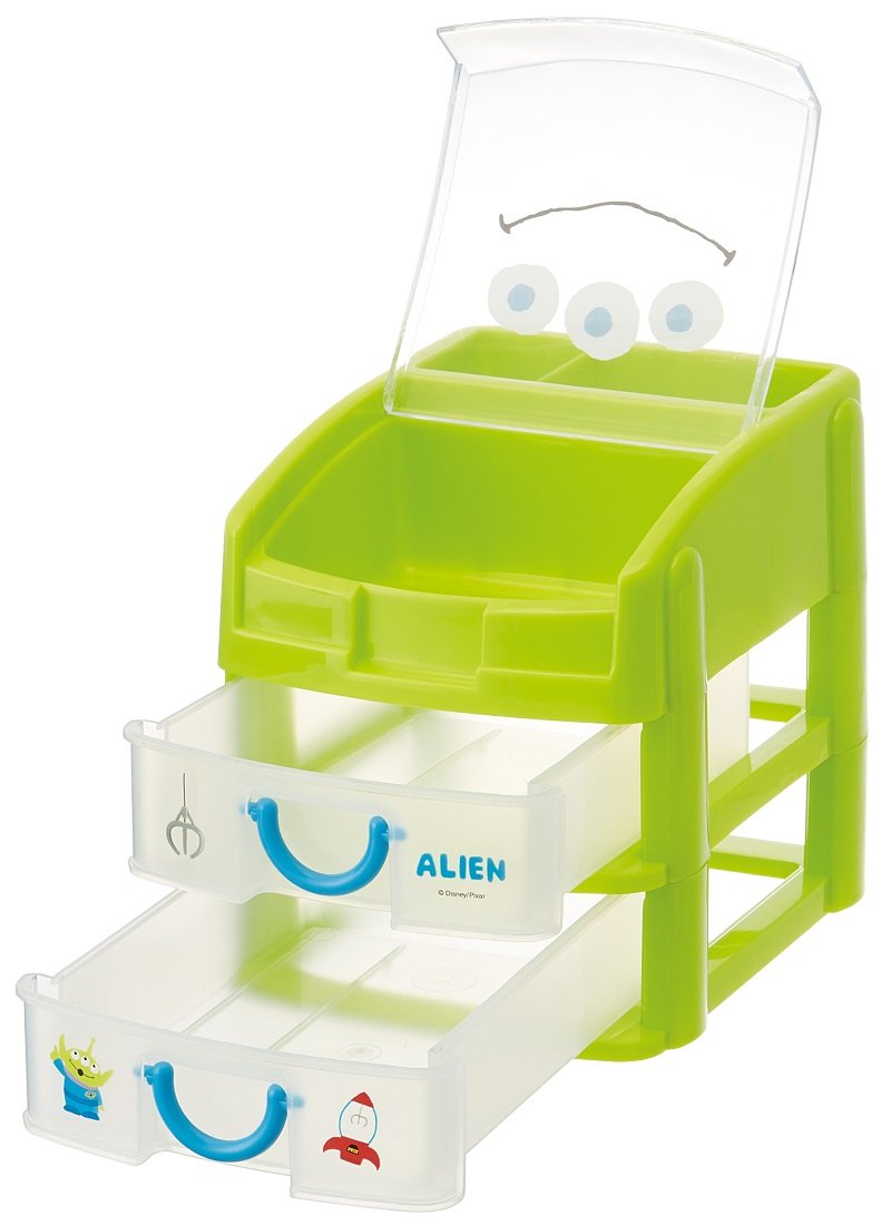 Skater Alien Face Mini Chest with 2 Drawers - Small Item Storage Che3N Model- Japan Figure Store - #1 Bring To You The Best Japanese Goods