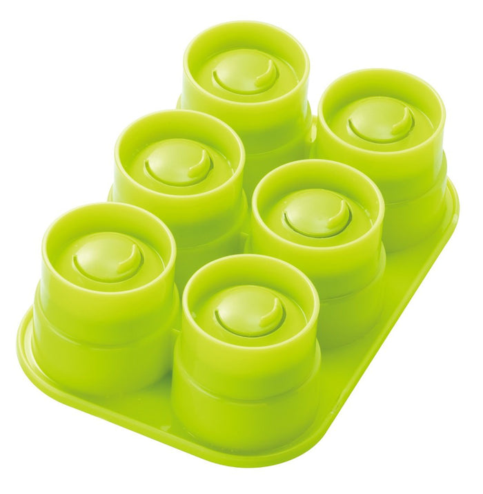 Skater Onigiri Maker Mini 3.5cm 6 Pieces - Basic Green Made in Japan- Japan Figure Store - #1 Bring To You The Best Japanese Goods