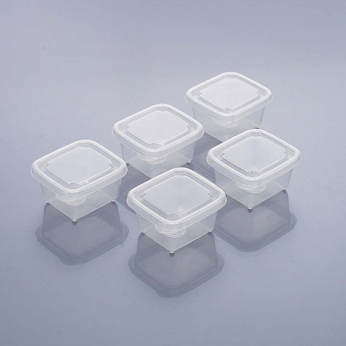Skater Basic 60ml Sealable Mini Storage Containers Set of 5 - MMS2N-A- Japan Figure Store - #1 Bring To You The Best Japanese Goods