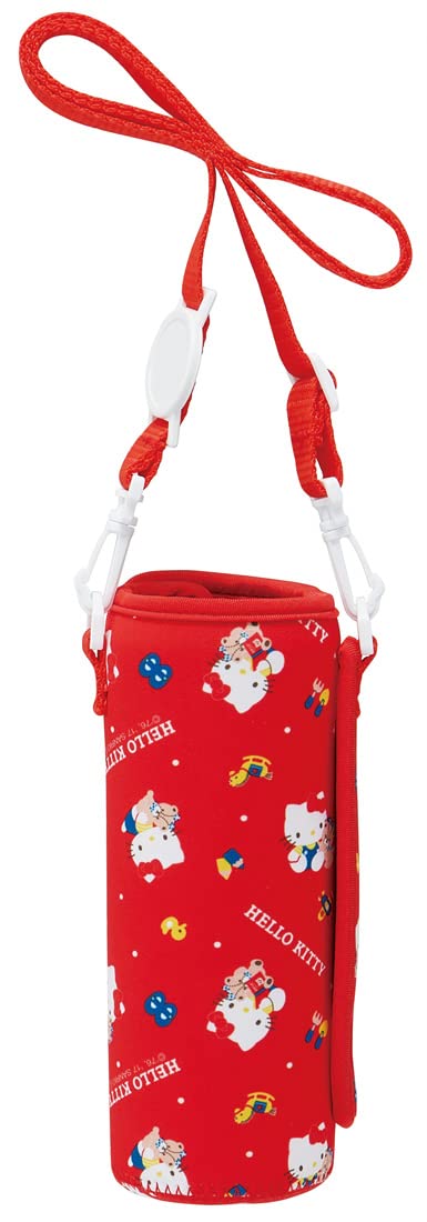 Skater Hello Kitty '80s Sanrio Water Bottle Cover with Strap & Holder SDC4/SKDC4 Compatible- Japan Figure Store - #1 Bring To You The Best Japanese Goods