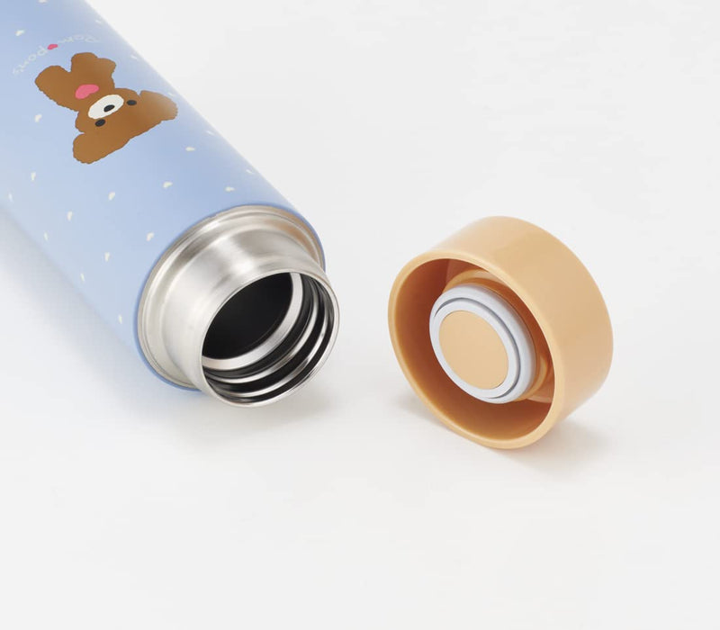 Skater Brand Ultra Lightweight 350ml Stainless Steel Dog Pompon Skater Mug Water Bottle- Japan Figure Store - #1 Bring To You The Best Japanese Goods