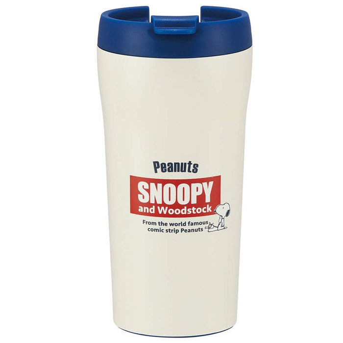 Skater 360Ml Snoopy Retro Label Water Bottle Mug Convenience Store Coffee Compatible- Japan Figure Store - #1 Bring To You The Best Japanese Goods