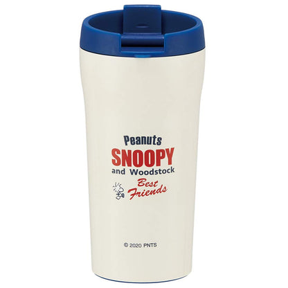 Skater 360Ml Snoopy Retro Label Water Bottle Mug Convenience Store Coffee Compatible- Japan Figure Store - #1 Bring To You The Best Japanese Goods