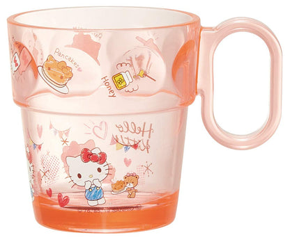 Skater Hello Kitty Snack Time Acrylic Mug Cup 220ml - Sanrio Ksa1- Japan Figure Store - #1 Bring To You The Best Japanese Goods