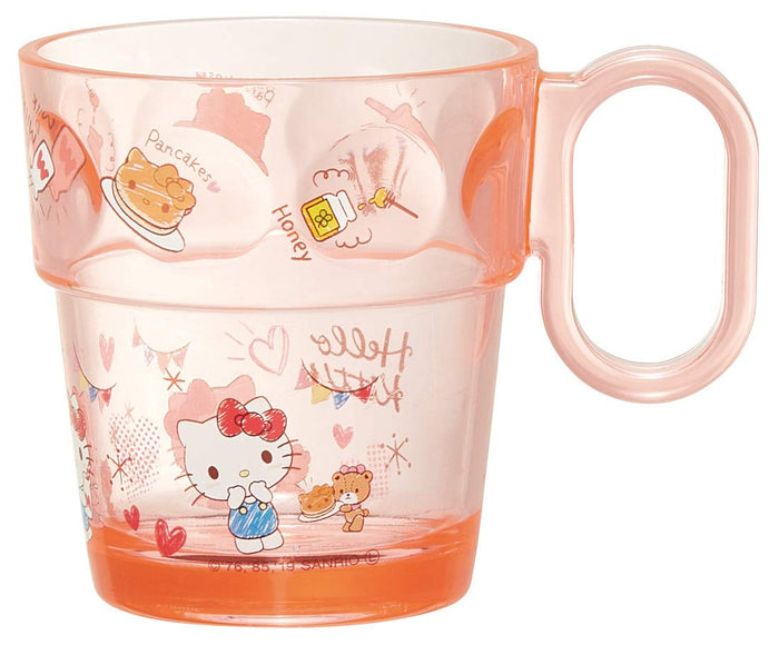 Skater Hello Kitty Snack Time Acrylic Mug Cup 220ml - Sanrio Ksa1- Japan Figure Store - #1 Bring To You The Best Japanese Goods