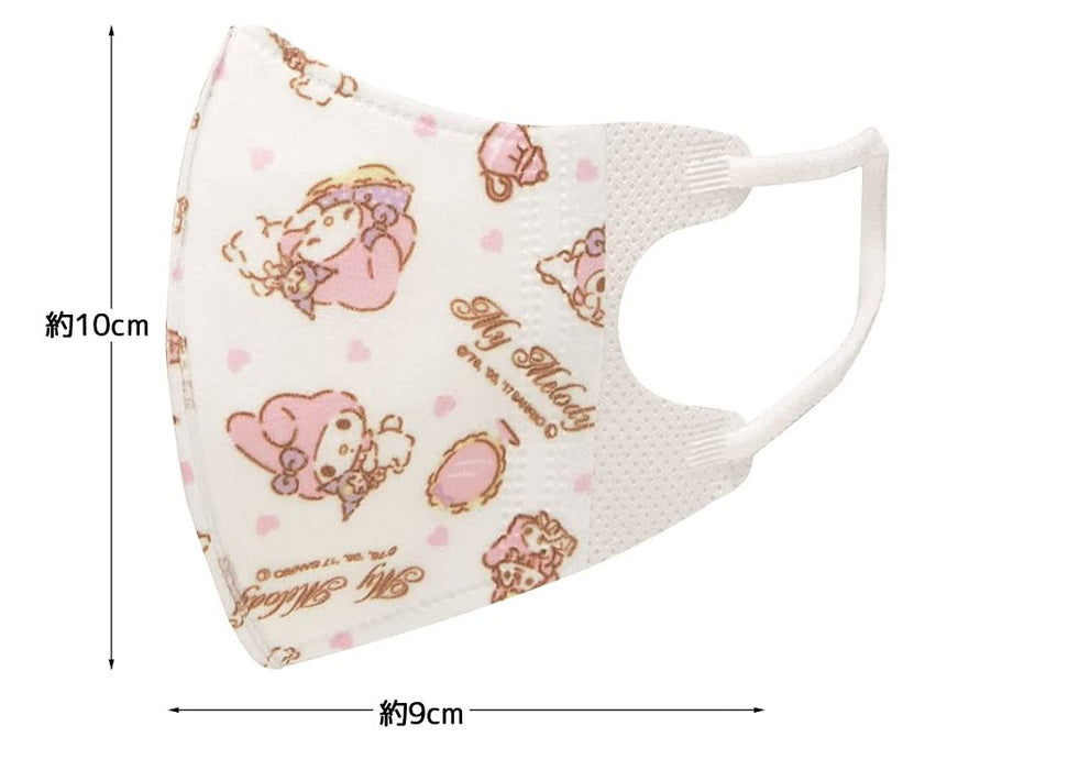 Skater My Melody Sanrio 3D Mask for Children Aged 2-3 3-Ply Pack of 5 Mskb1- Japan Figure Store - #1 Bring To You The Best Japanese Goods