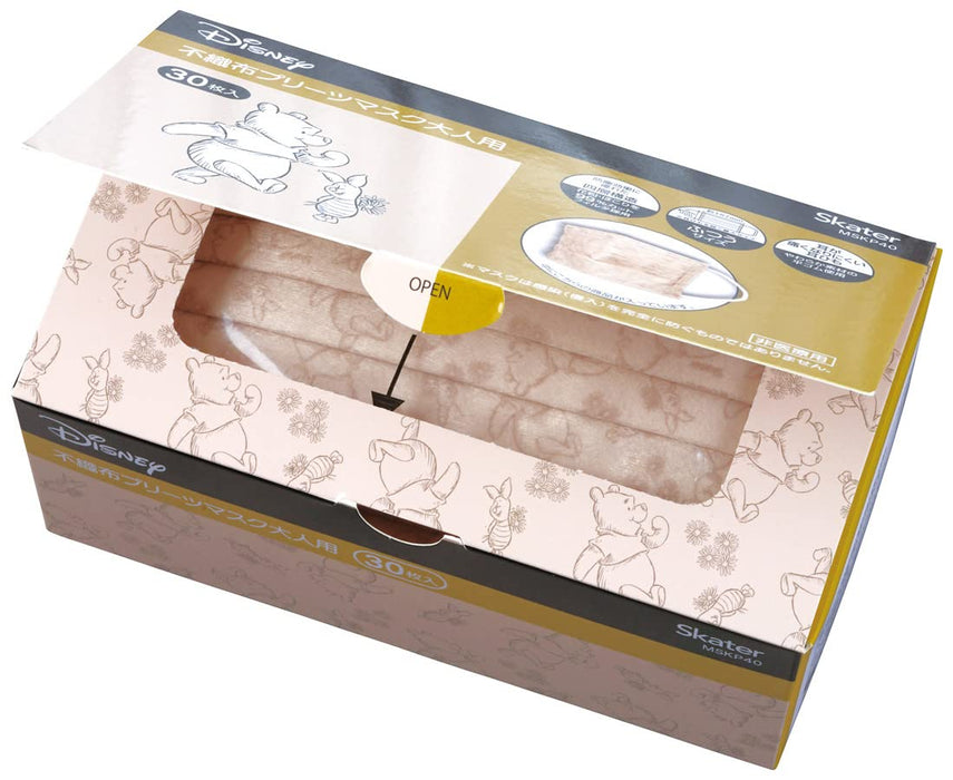 Skater Disney Winnie The Pooh 4-Ply Non-Woven Mask Extra Large 30 Pack- Japan Figure Store - #1 Bring To You The Best Japanese Goods