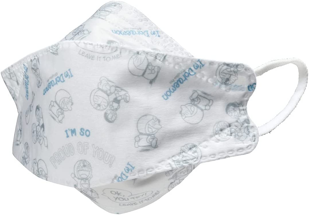 Skater Doraemon 3D High-Performance Non-Woven Mask Regular Size 30 Pieces- Japan Figure Store - #1 Bring To You The Best Japanese Goods