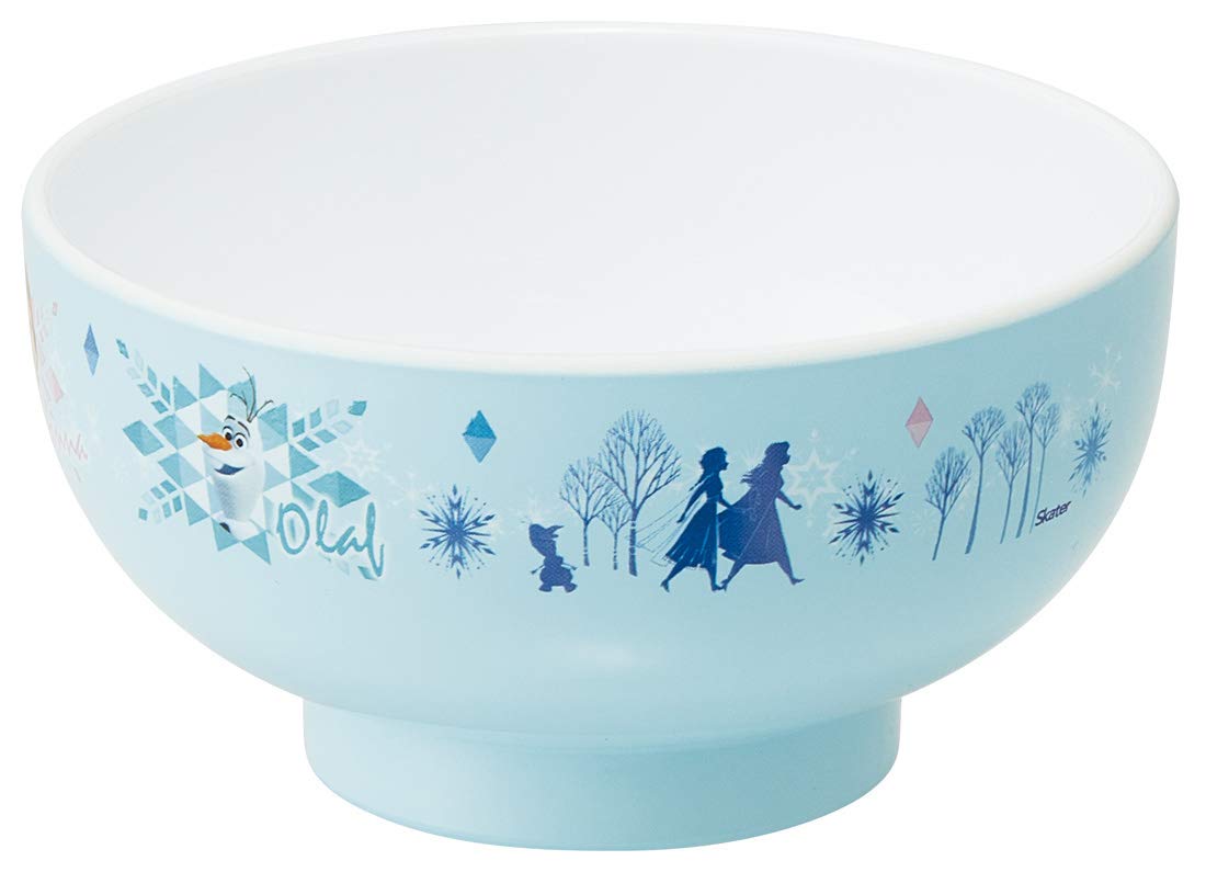 Skater 250ml Painted Soup Bowl Microwave & Dishwasher Safe Frozen 2 Disney Design- Japan Figure Store - #1 Bring To You The Best Japanese Goods