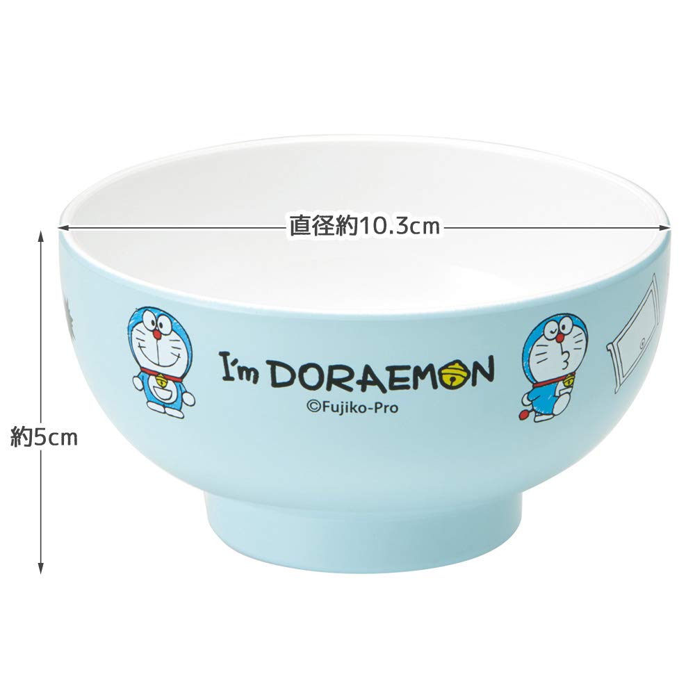 Skater 250ml Doraemon Painted Soup Bowl Microwave & Dishwasher Safe- Japan Figure Store - #1 Bring To You The Best Japanese Goods