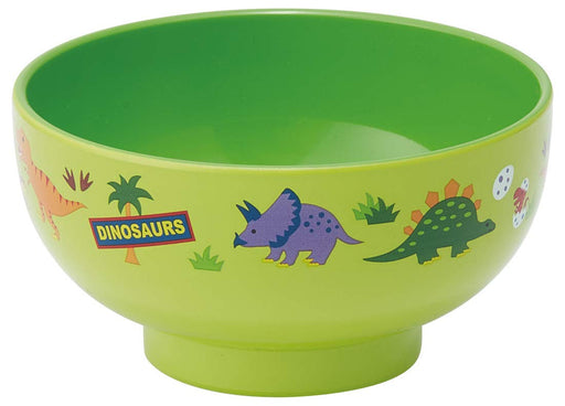 Skater Dinosaur Painted Soup Bowl N6 - Kids Friendly Mealtime Accessory- Japan Figure Store - #1 Bring To You The Best Japanese Goods