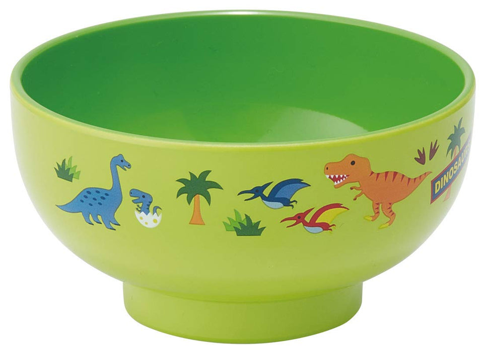 Skater Dinosaur Painted Soup Bowl N6 - Kids Friendly Mealtime Accessory- Japan Figure Store - #1 Bring To You The Best Japanese Goods