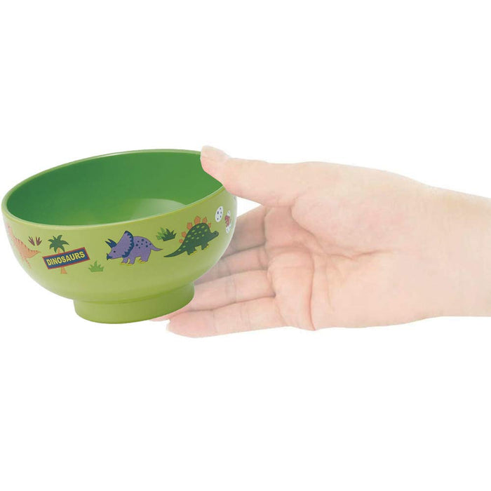 Skater Dinosaur Painted Soup Bowl N6 - Kids Friendly Mealtime Accessory- Japan Figure Store - #1 Bring To You The Best Japanese Goods