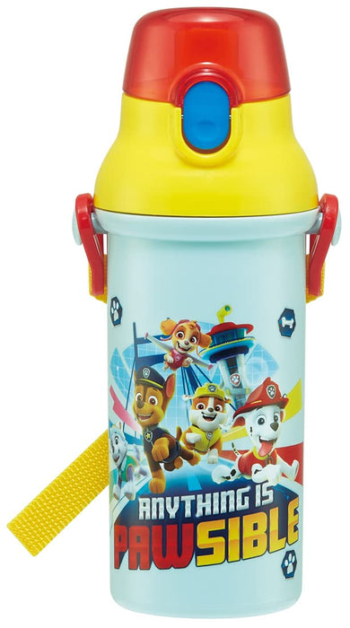 Skater Paw Patrol 480Ml Water Bottle for Kids Boys Plastic - Made in Japan- Japan Figure Store - #1 Bring To You The Best Japanese Goods
