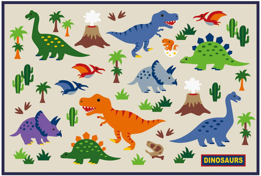 Skater Dinosaur Picnic Sheet 60x90cm - Compact Outdoor Mat VS1-A- Japan Figure Store - #1 Bring To You The Best Japanese Goods