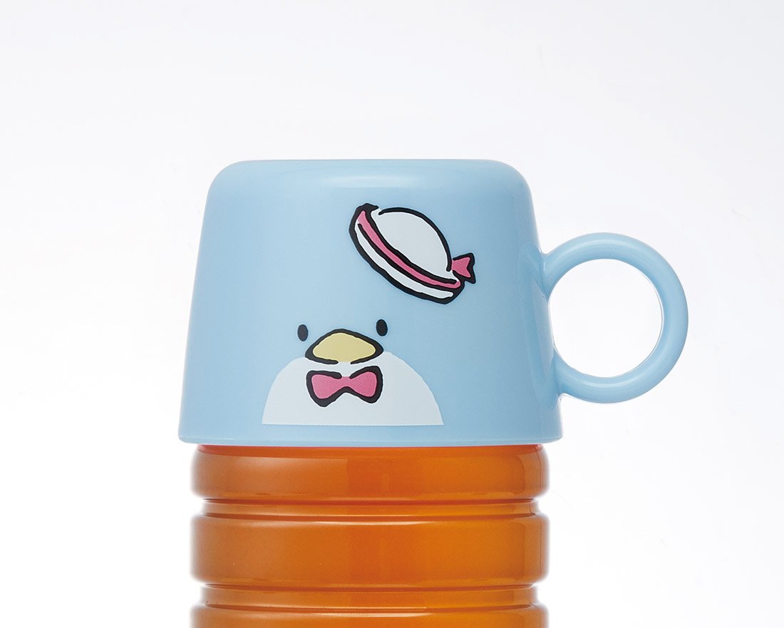 Skater Tuxedo Sam Sanrio 9.6x5.3cm Plastic Bottle Cap Cup - CPB1 Model- Japan Figure Store - #1 Bring To You The Best Japanese Goods