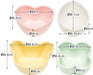Skater Bbls1Q-A Set of 4 Small Baby Food Bowls Dull Colors Made in Japan- Japan Figure Store - #1 Bring To You The Best Japanese Goods