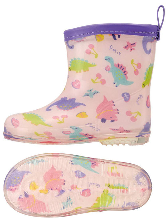 Skater Happy Smile Reflective Tape 14cm Rain Boots for Children- Japan Figure Store - #1 Bring To You The Best Japanese Goods