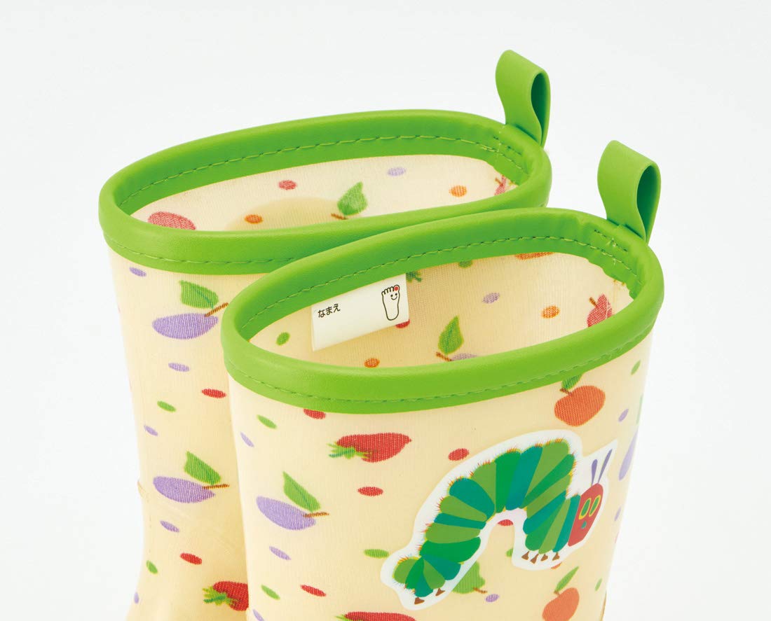 Skater Children's Rain Boots 20cm Very Hungry Caterpillar Design with Reflective Tape- Japan Figure Store - #1 Bring To You The Best Japanese Goods