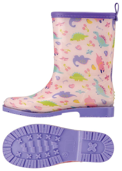 Skater Happy & Smile Kids Rain Boots with Reflective Tape 20cm Size- Japan Figure Store - #1 Bring To You The Best Japanese Goods