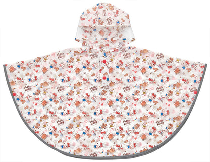 Skater Hello Kitty Rain Poncho for Girls 80-100cm Kids Sanrio Rapo2 Raincoat- Japan Figure Store - #1 Bring To You The Best Japanese Goods
