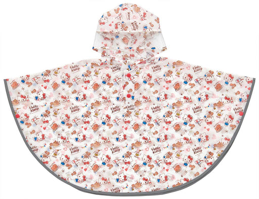 Skater Hello Kitty Rain Poncho for Girls 80-100cm Kids Sanrio Rapo2 Raincoat- Japan Figure Store - #1 Bring To You The Best Japanese Goods
