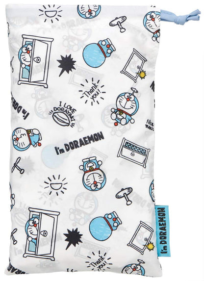 Skater Kids Rain Poncho 80-100cm - I'M Doraemon Sanrio Design Raincoat