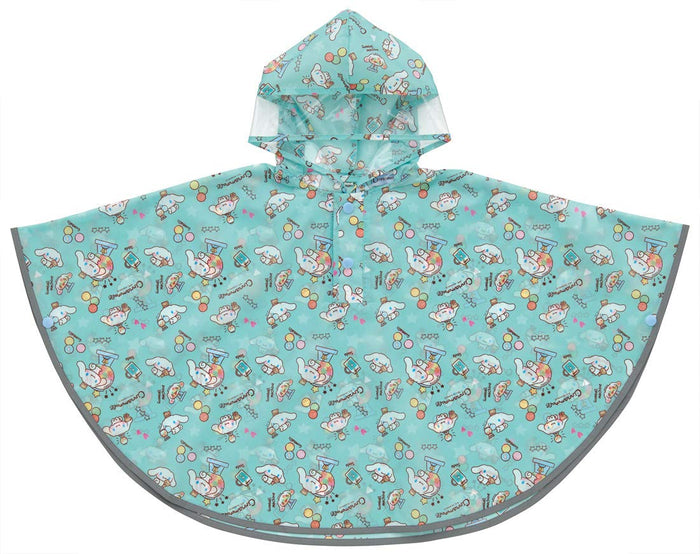 Skater Cinnamoroll Rain Poncho for Girls - Kids Raincoat Suitable for 80-100cm Height- Japan Figure Store - #1 Bring To You The Best Japanese Goods