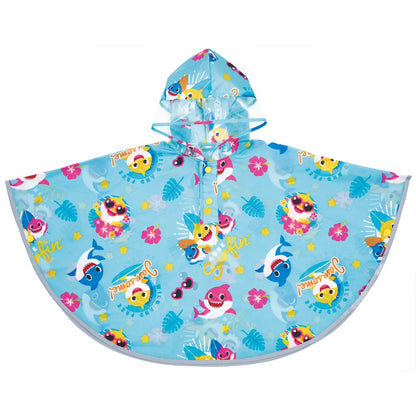 Skater Baby Shark Rain Poncho - Suitable for Kids Height 80-100cm- Japan Figure Store - #1 Bring To You The Best Japanese Goods