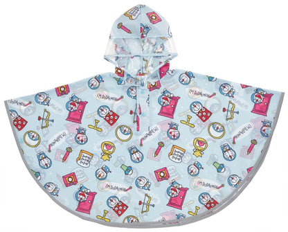 Skater Doraemon Design Rain Poncho for Kids Suitable for 80-100cm Height- Japan Figure Store - #1 Bring To You The Best Japanese Goods