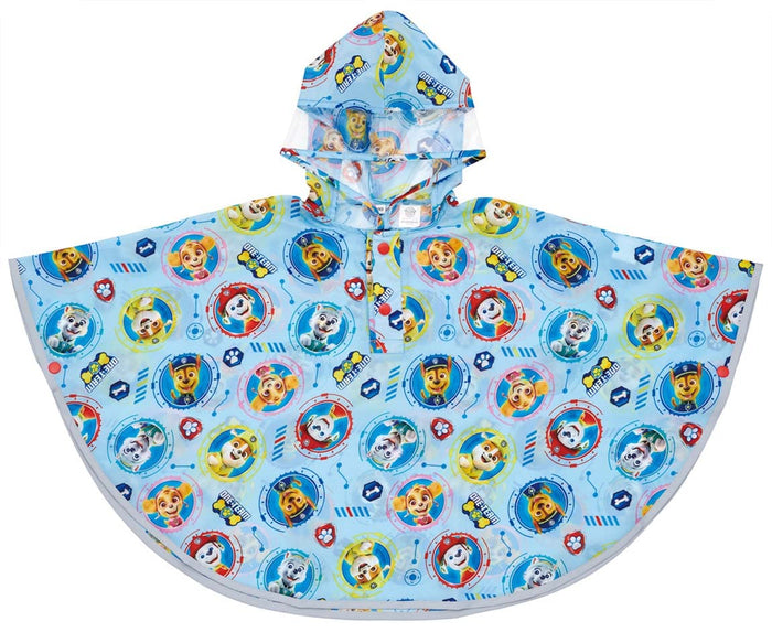 Skater Paw Patrol Children's Rain Poncho Suitable for Height 80-100cm- Japan Figure Store - #1 Bring To You The Best Japanese Goods