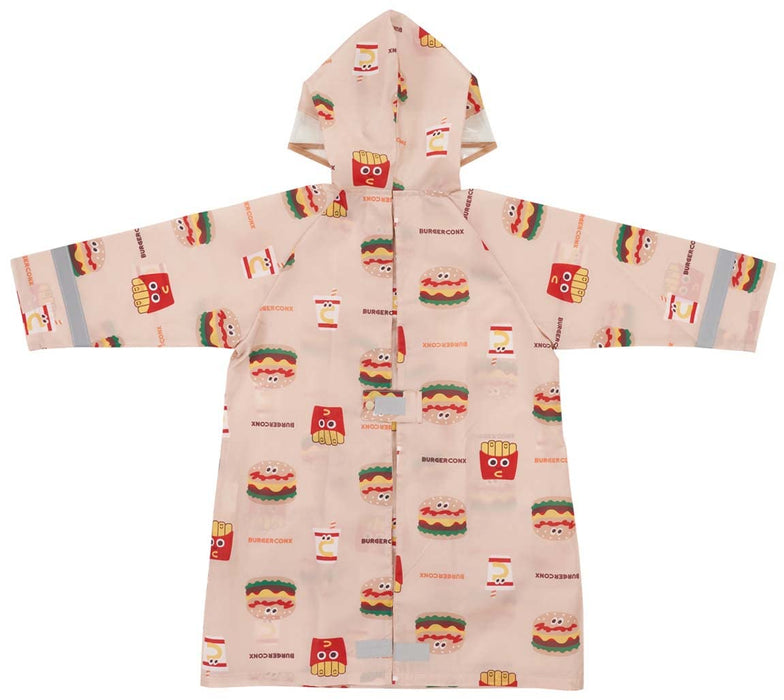Skater Kid's Raincoat Burger Conks Design Suitable for 110-125cm Heights - Raco1N-A- Japan Figure Store - #1 Bring To You The Best Japanese Goods