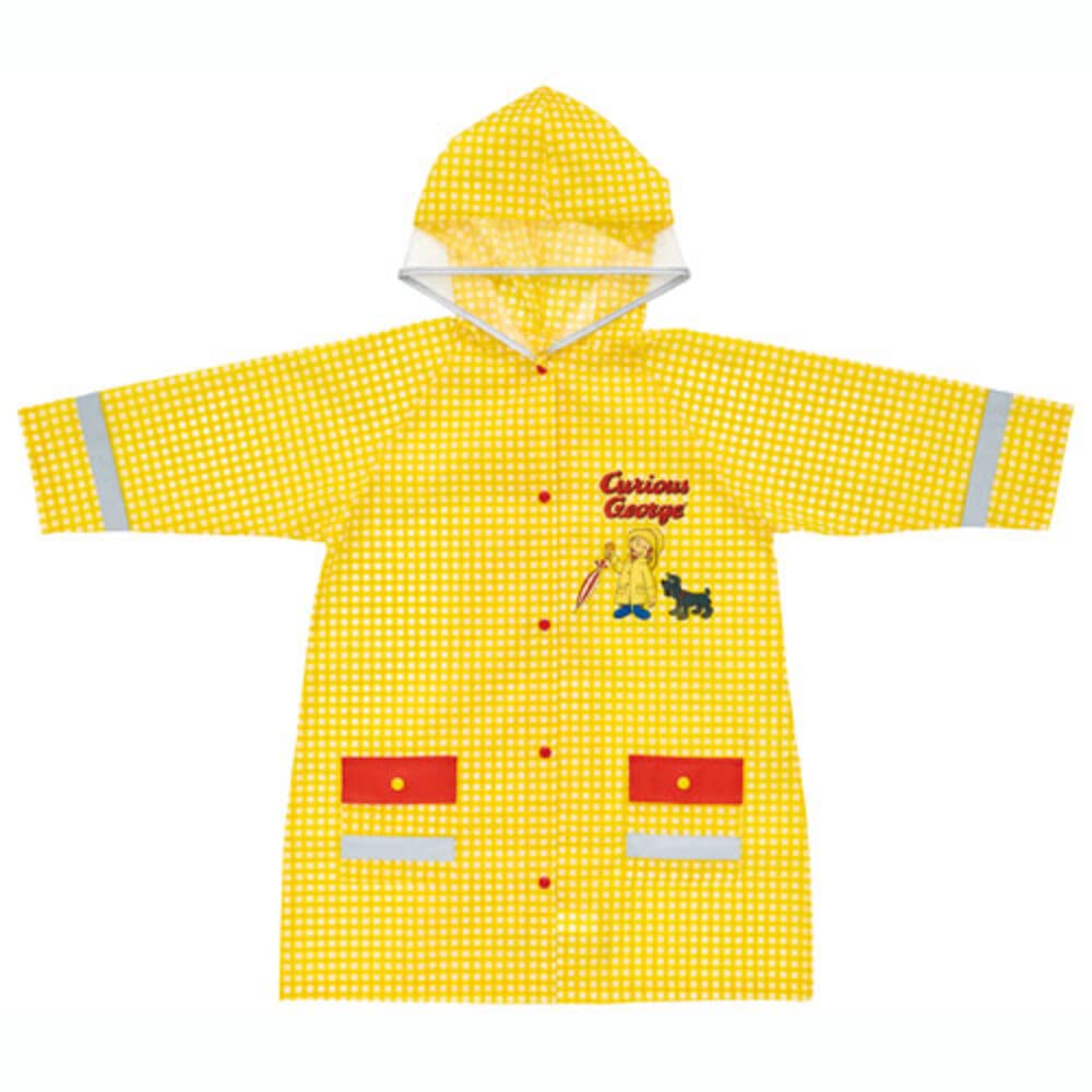 Skater Boys Raincoat - Curious George Kids-Height 110-125cm Raco1N Model- Japan Figure Store - #1 Bring To You The Best Japanese Goods