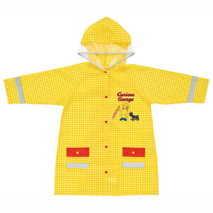 Skater Boys Raincoat - Curious George Kids-Height 110-125cm Raco1N Model- Japan Figure Store - #1 Bring To You The Best Japanese Goods