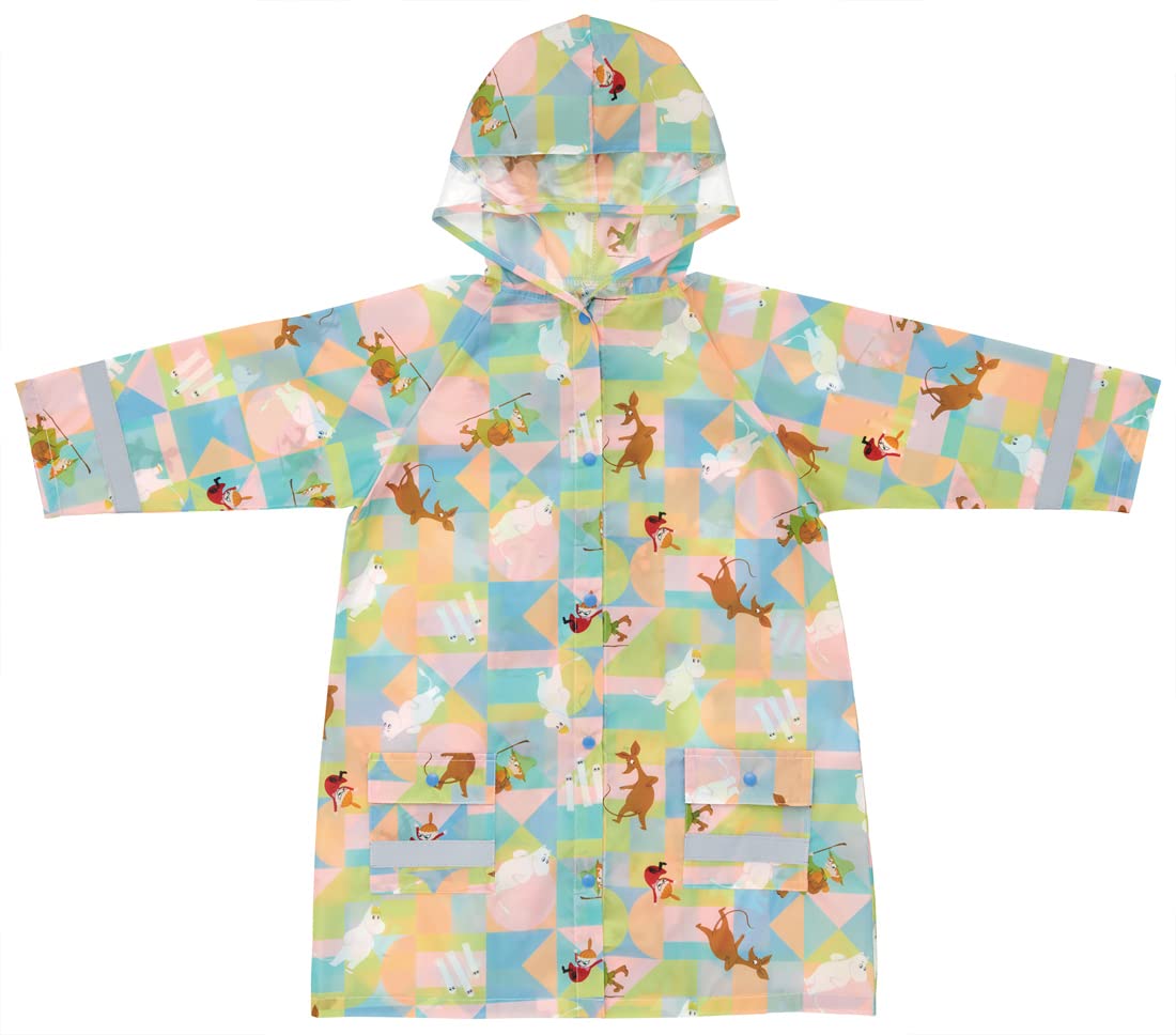Skater Moomin Anime Kids Raincoat Suitable for Height 110-125cm - Raco1N- Japan Figure Store - #1 Bring To You The Best Japanese Goods